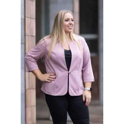 Magwa Krátké sako MAGDA Červená – Zboží Dáma