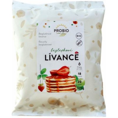 ProBio Lívance bezlepkové Bio 180 g – Zbozi.Blesk.cz