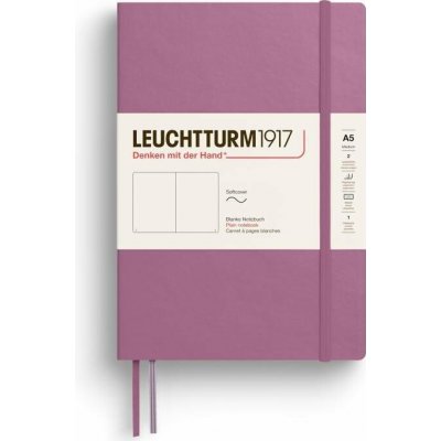 Leuchtturm1917 Zápisník Dusty Rose Softcover A5 čistý – Hledejceny.cz