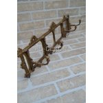 Rustikální litinový věšák 62 cm starohnědý – Hledejceny.cz