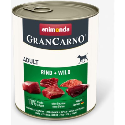 Animonda Gran Carno Adult hovězí & zvěřina 800 g – Hledejceny.cz