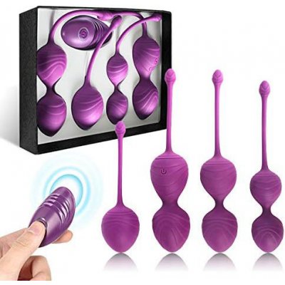 SuperLove Perfect Kegel Balls Training Medical Silicone Kit Purple – Zboží Dáma