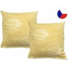 Polštář Povlečení Plus bavlna polštář Exclusive Grace žlutý dekor 50x50