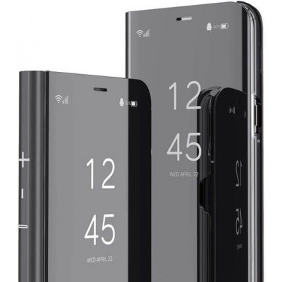 Pouzdro SES Zrdcadlové silikonové flip Samsung Galaxy A52 A525F - černé – Zboží Mobilmania
