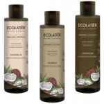 EcoLatier šampon Kokos 250 ml + kondicionér Kokos 250 ml + sprchový olej Kokos 250 ml dárková sada – Hledejceny.cz