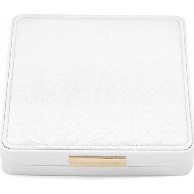 Tiniana Luxusní dárková krabička na šperky 8,5x9cm bílá – Zboží Dáma