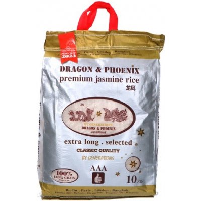 Dragon & Phoenix Jasmínová rýže z Kambodži 10 kg – Zboží Dáma Dragon & Phoenix Jasmínová rýže z Kambodži 10 kg – Zboží Dáma