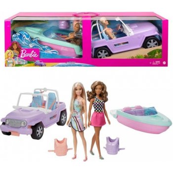 Barbie Motorový člun a SUV s mi