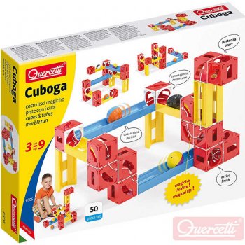 Quercetti Cuboga Basic kuličková dráha 28 ks