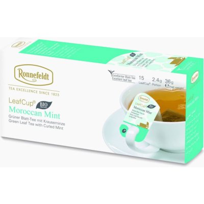 Ronnefeldt LeafCup Moroccan Mint BIO čaj sáčky 15 x 2,4 g – Zboží Mobilmania