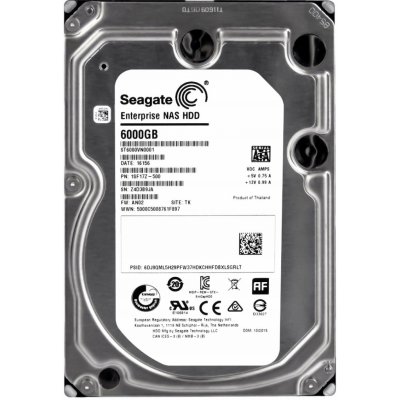 Seagate Enterprise NAS 6TB, 128MB, SATAIII, 7200rpm, ST6000VN0001 – Hledejceny.cz