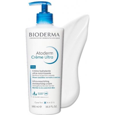 Bioderma Atoderm Créme Ultra Ultra-Nourishing Moisturising Cream tělový krém 500 ml – Sleviste.cz