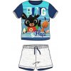 Dětské pyžamo a košilka Sun City chlapecké pyžamo Zajíček Bing modrá šedá