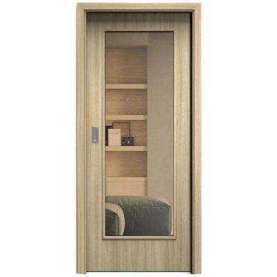Sapeli Elegant Komfort M40 posuvné dub Hikari 70 x 197 cm Planibel bronz – Hledejceny.cz