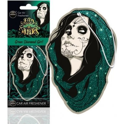 Aroma Car DIA DE LOS MUERTOS Green diamond girl – Hledejceny.cz