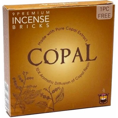 Nefertitis Vonné cihličky Aromafume Copal 40 g 9 ks – Sleviste.cz