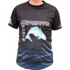 Rybářské tričko, svetr, mikina Sports Tričko s logem ryby černé