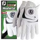 Footjoy WeatherSof Mens Golf Glove Bílá levá XL 2ks