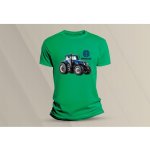 Sandratex dětské bavlněné tričko New Holland. zelená – Zboží Dáma