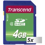 Transcend SDHC Class 4 4 GB TS4GSDHC4 – Hledejceny.cz