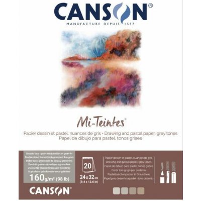 Mi Teintes skicák lep. 24x32cm 20listů 160g šedé tóny – Zbozi.Blesk.cz