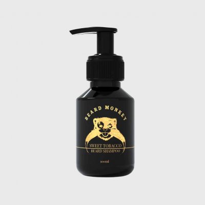 Beard Monkey Sweden Beard Monkey Sweet Tobacco Beard Shampoo hloubkově čisticí šampon na vousy 100 ml – Zboží Dáma