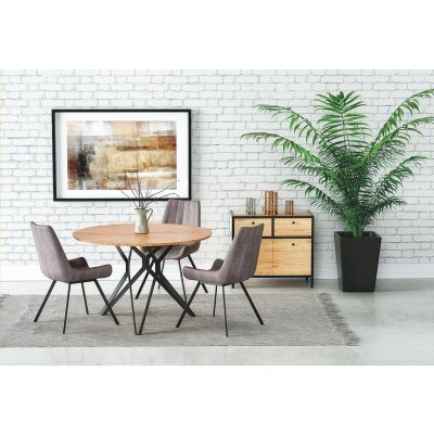 Halmar Pixel 2 zlatý dub / černý – Sleviste.cz