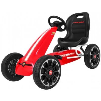Mamido ABARTH šlapací motokára červená – Zboží Mobilmania