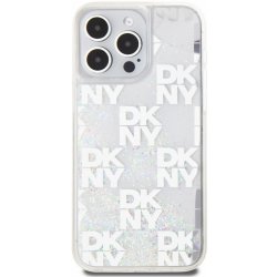 DKNY Liquid Glitter Checkered Pattern pro iPhone 15 Pro Max Transparent DKHCP15XLCPEPT