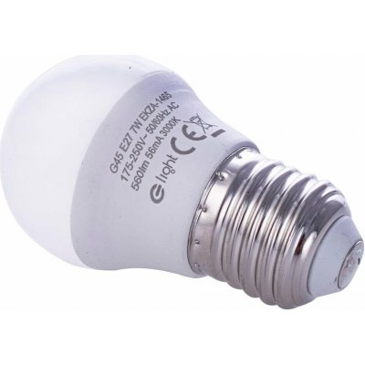 Ecolamp by eLight LED žárovka E27 teplá 3000k 7w 560 lm – Zboží Živě