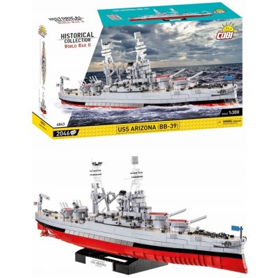 Cobi 4843 Bitevní loď USS Arizona BB-39 – Hledejceny.cz