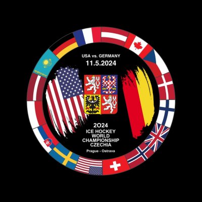 FansArena Puk Ice Hockey World Championship Czechia MS 2024 Dueling 11.5.2024 USA vs. Germany – Hledejceny.cz