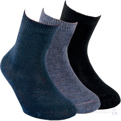 RS Chlapecké jednobarevné bavlněné ponožky mix barev – Zboží Mobilmania