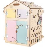 BusyKids Activity board domeček natura pastel – Hledejceny.cz