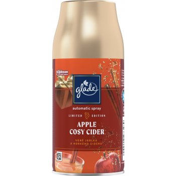 Glade Merry Berry & Bright automatický osvěžovač vzduchu s vůní merlotu, lesních plodů a koření, náhradní náplň sprej 269 ml