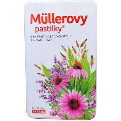 MÜLLEROVÉ pastilky směs s bylinnými extrakty a vitamínem C 200 g – Hledejceny.cz