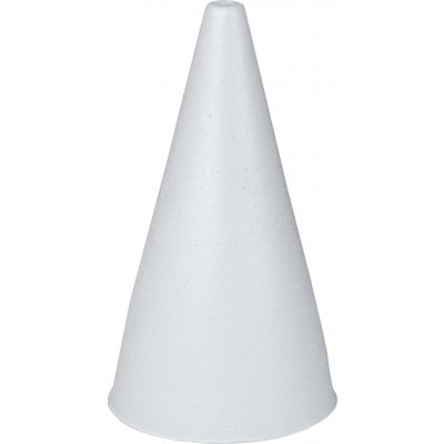 ZC Jindřichův Hradec Polystyrenový kužel 15–26 cm polotovar k dekorování a tvoření 15 cm – Hledejceny.cz