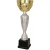 Pohár a trofej Kovový pohár Stříbrno-zlatý 23 cm 8 cm