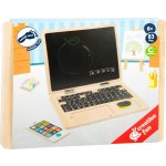 Small Foot Dřevěný notebook magnetický – Zboží Dáma