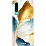 Pouzdro iSaprio Blue Leaves Huawei P30 – Zboží Mobilmania