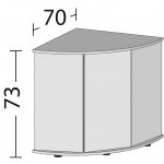 Juwel skříň SBX Trigon 190 bílá 99x70x73 cm – Sleviste.cz