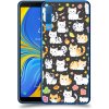 Pouzdro a kryt na mobilní telefon Samsung Pouzdro ACOVER Samsung Galaxy A7 2018 A750F s motivem Little cats