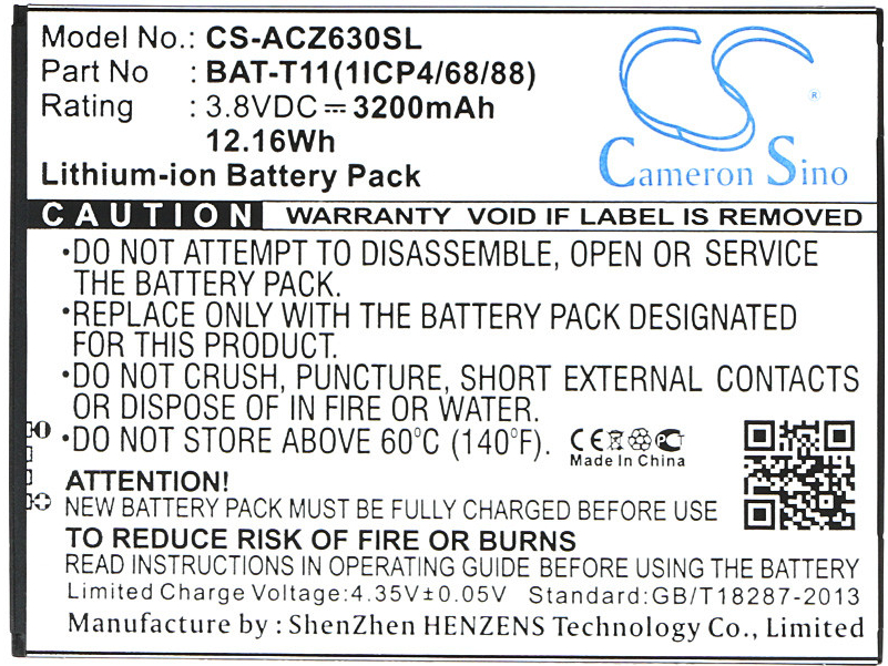 Cameron Sino CS-ACZ630SL 3200mAh