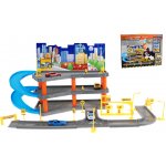 ISO 11606 Čtyřpatrová garáž parkoviště dráha + 4 auta helikoptéra – Zboží Dáma