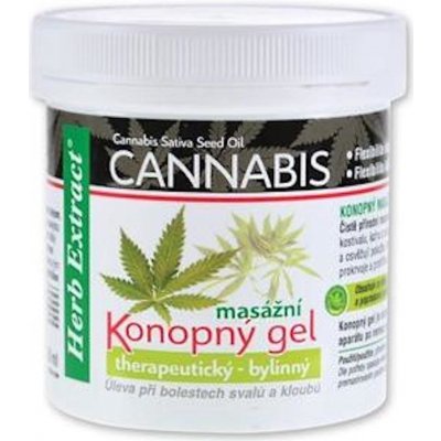 Herb Extract konopný masážní gel 250 ml – Zboží Dáma