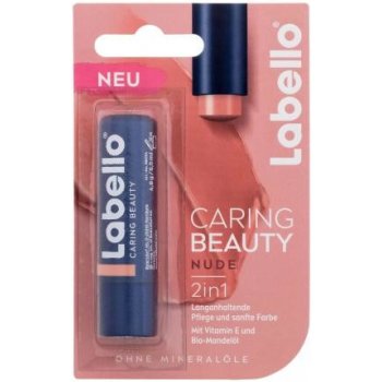 Labello Caring Beauty Nude barevný balzám na rty 4,8 g