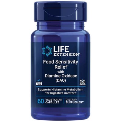 Life Extension Food Sensitivity Relief with Diamine Oxidase 60 Kapslí – Hledejceny.cz