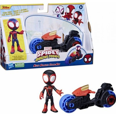 Hasbro SPIDER-MAN SPIDEY AND HIS AMAZING FRIENDS Motorka – Zboží Dáma