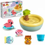 LEGO® DUPLO® 10966 Legrace ve vaně: Plovoucí ostrov se zvířátky – Zboží Živě