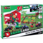 Bburago Farmland Koňské stáje s traktorem – Hledejceny.cz